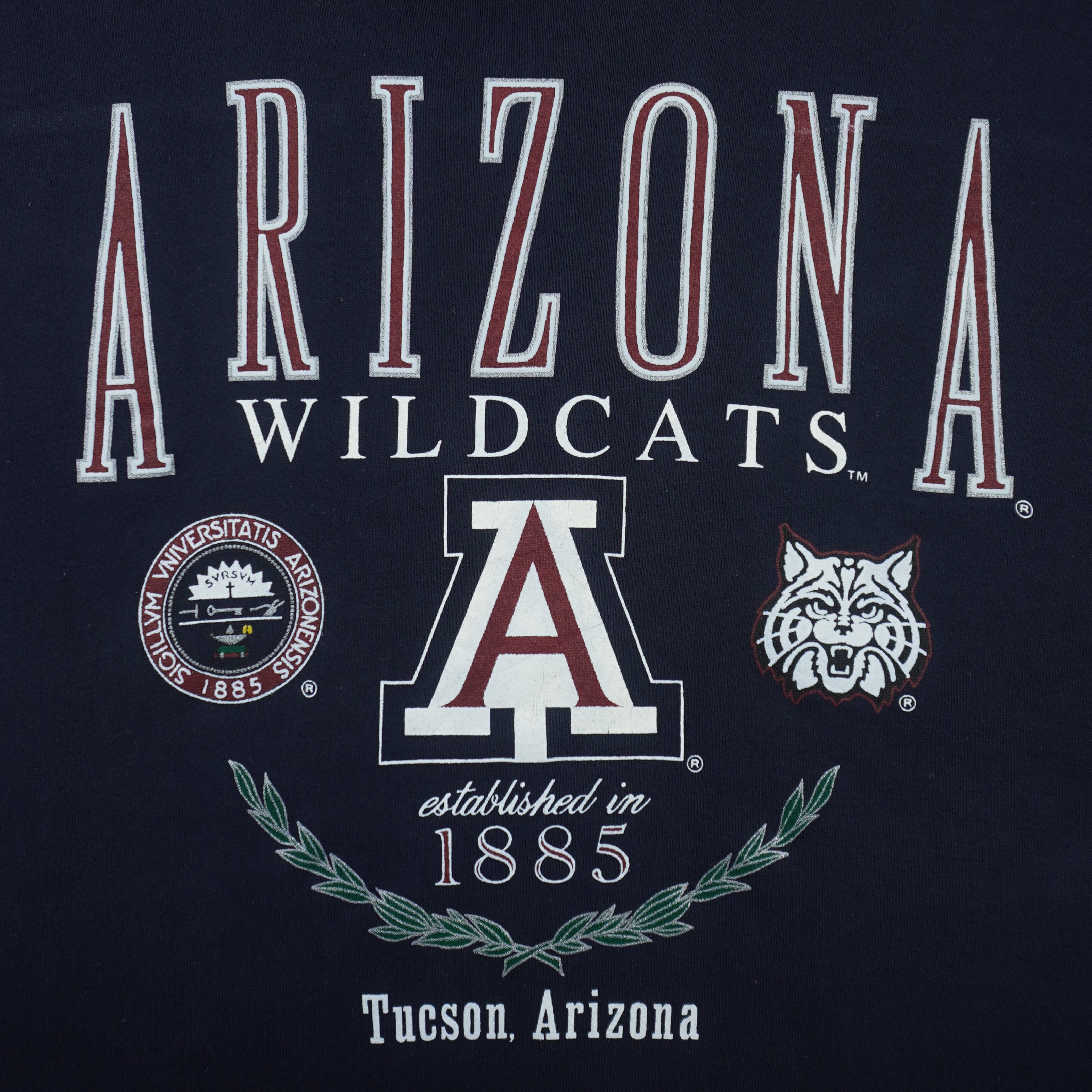 NCAA (Galt Sand) - Arizona Wildcats Crew Neck Sweatshirt 1990s X-Large Vintage Retro
