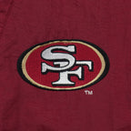 Starter - San Francisco 49ers Hooded Puffer Jacket 1990s Large Vintage Retro Football