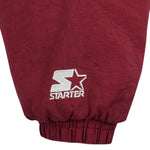 Starter - San Francisco 49ers Hooded Puffer Jacket 1990s Large Vintage Retro Football