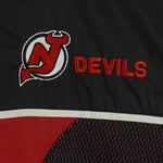 NHL (Pro Player) - New Jersey Devils Zip-Up Windbreaker 1990s X-Large Vintage Retro Hockey