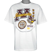 NCAA (Galt Sand) - Minnesota Golden Gophers Single Stitch T-Shirt 1990s Large Vintage Retro