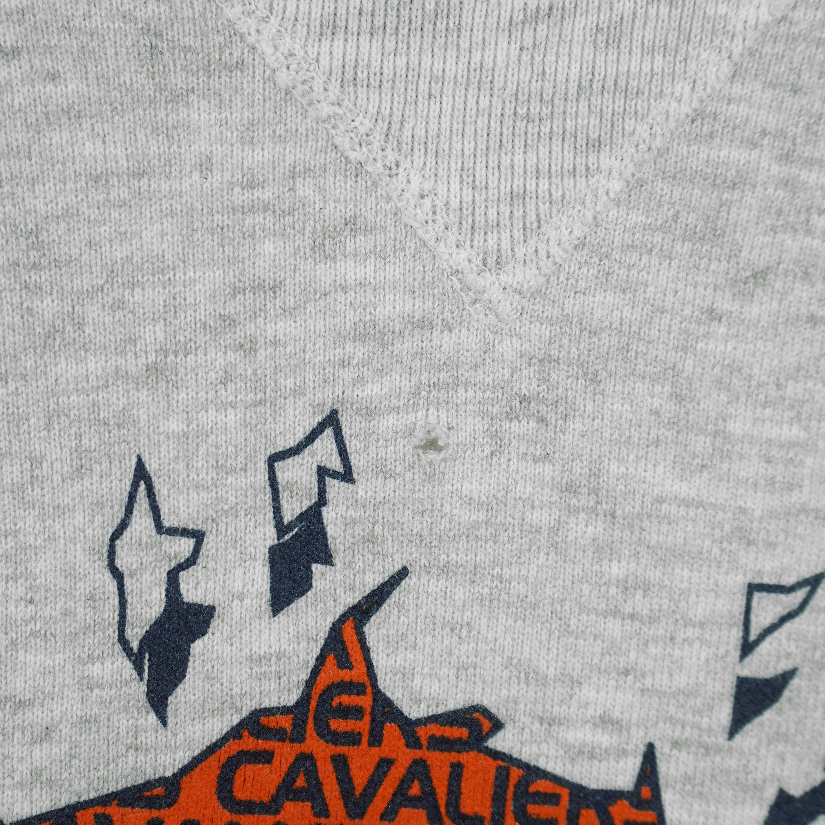 NCAA (Discus) - Virginia Cavaliers Shattered Crew Neck Sweatshirt 1990s X-Large Vintage Retro