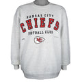 NFL (Nutmeg) - Kansas City Chiefs Crew Neck Sweatshirt 1995 Large Vintage Retro Football