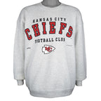 NFL (Nutmeg) - Kansas City Chiefs Crew Neck Sweatshirt 1995 Large Vintage Retro Football