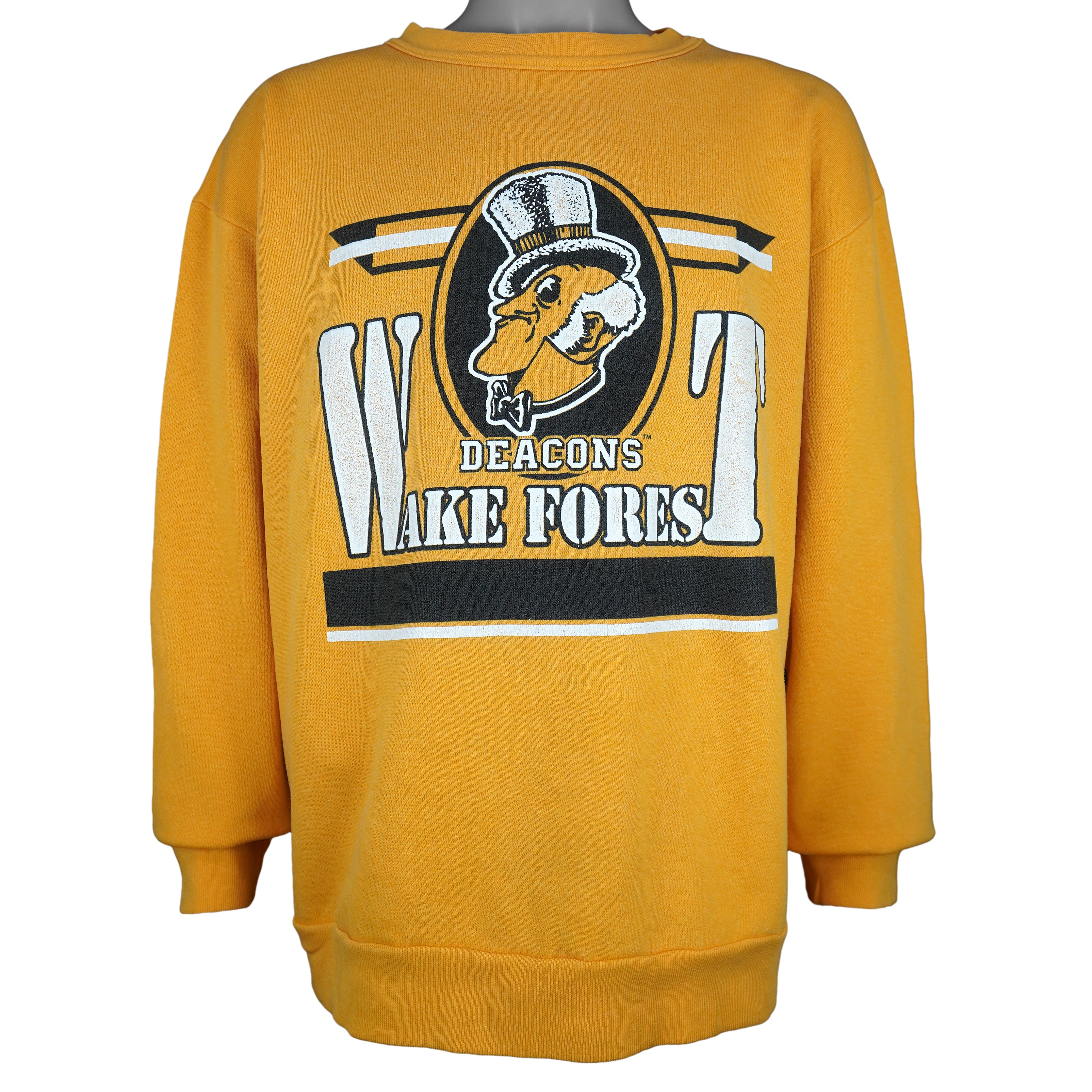 NCAA (Dodger) - Wake Forest University Crew Neck Sweatshirt 1990s Medium Vintage Retro
