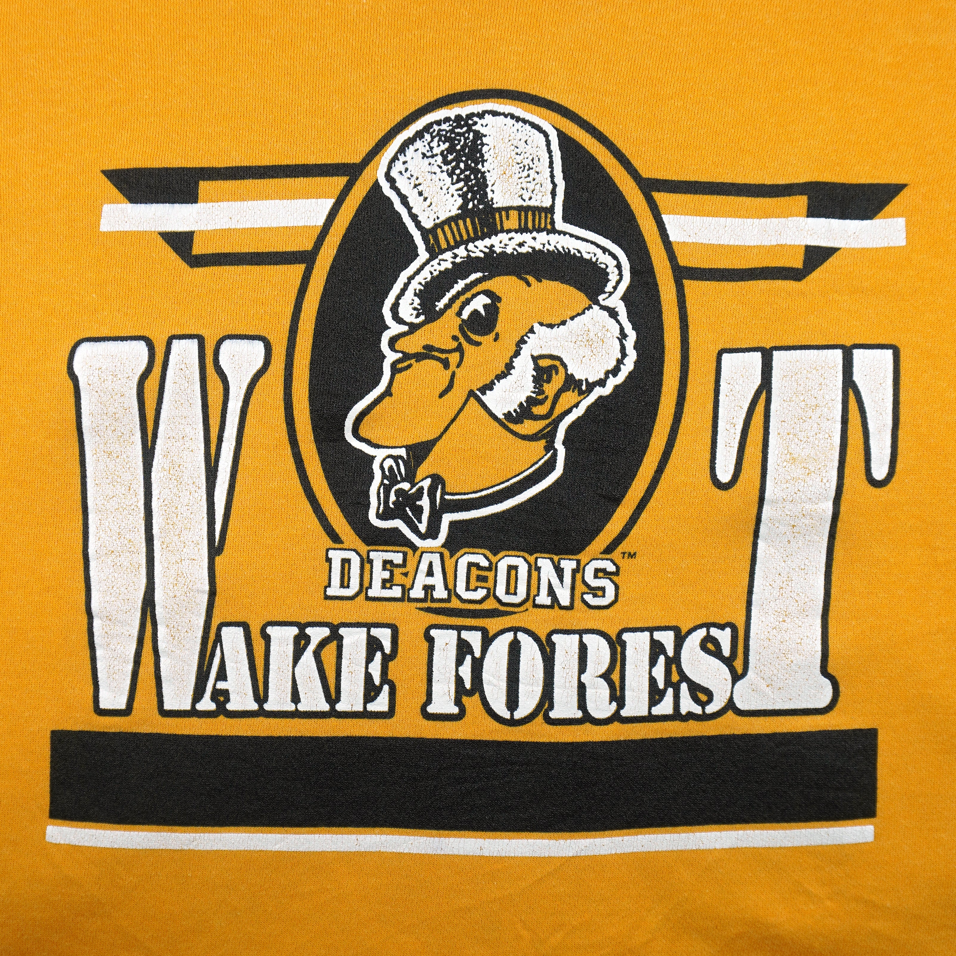 NCAA (Dodger) - Wake Forest University Crew Neck Sweatshirt 1990s Medium Vintage Retro