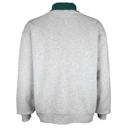 NFL - Green Bay Packers Embroidered Turtleneck Sweatshirt 1990s Medium Vintage Retro Football