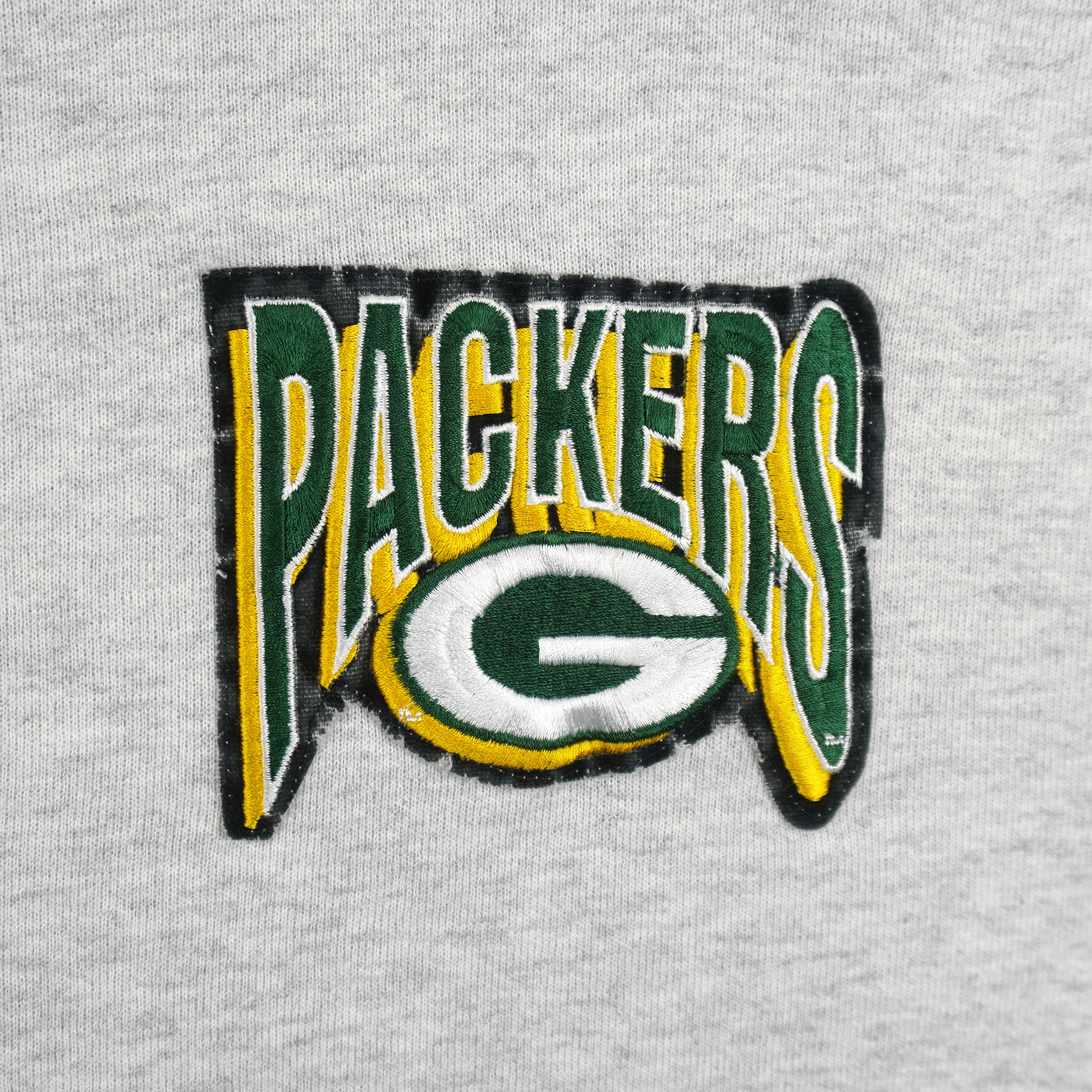 NFL - Green Bay Packers Embroidered Turtleneck Sweatshirt 1990s Medium Vintage Retro Football
