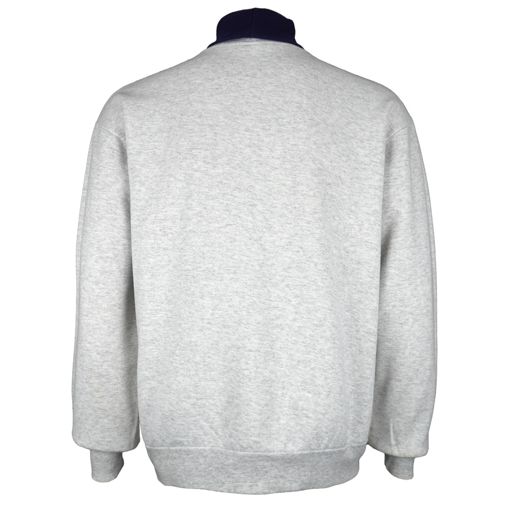MLB (Majestic) - Milwaukee Brewers Turtleneck Sweatshirt 1990s Medium Vintage Retro Baseball