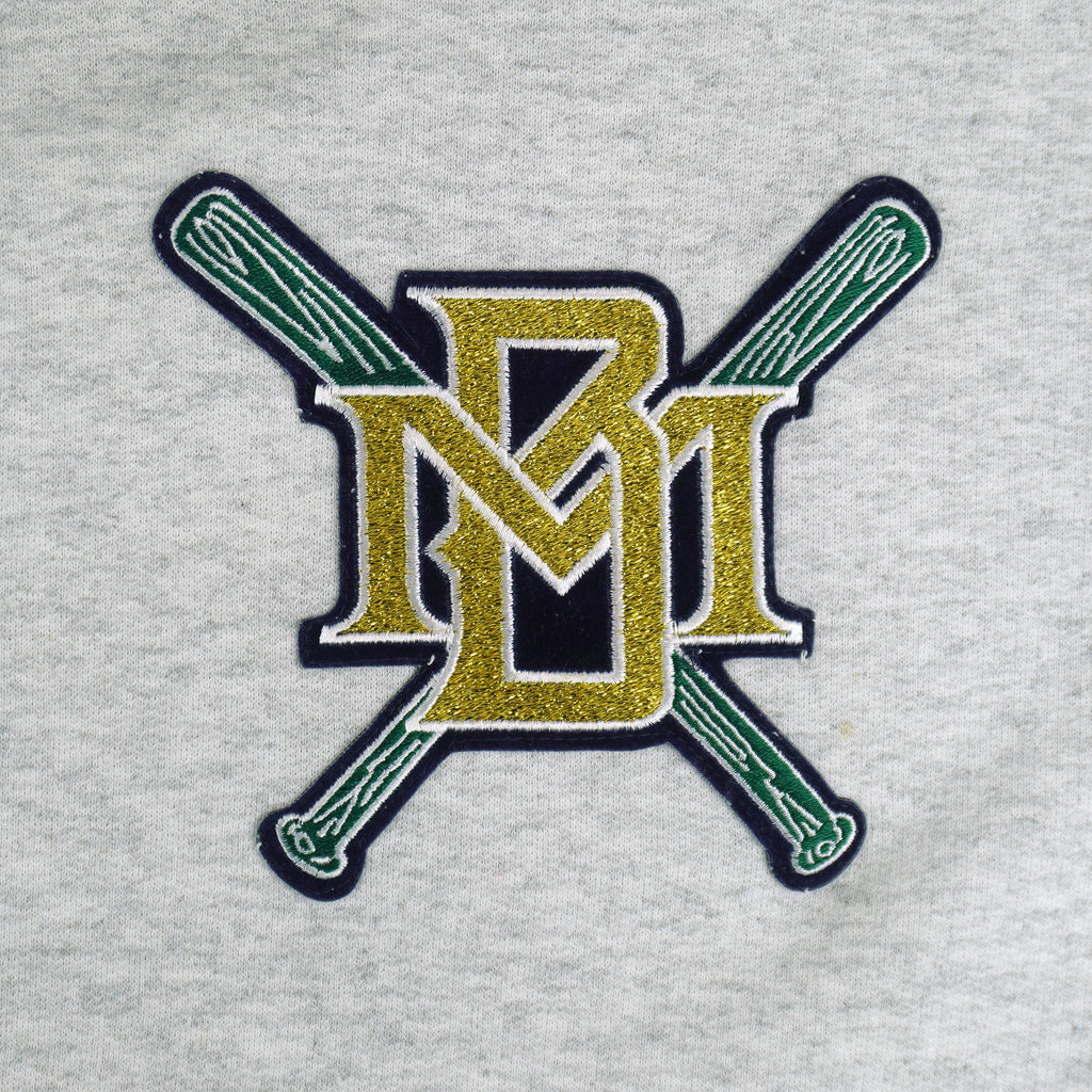 MLB (Majestic) - Milwaukee Brewers Turtleneck Sweatshirt 1990s Medium Vintage Retro Baseball