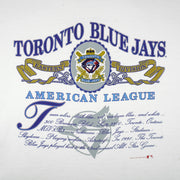 MLB (Nutmeg) - Toronto Blue Jays American League Champions T-Shirt 1991 X-Large Vintage Retro Baseball