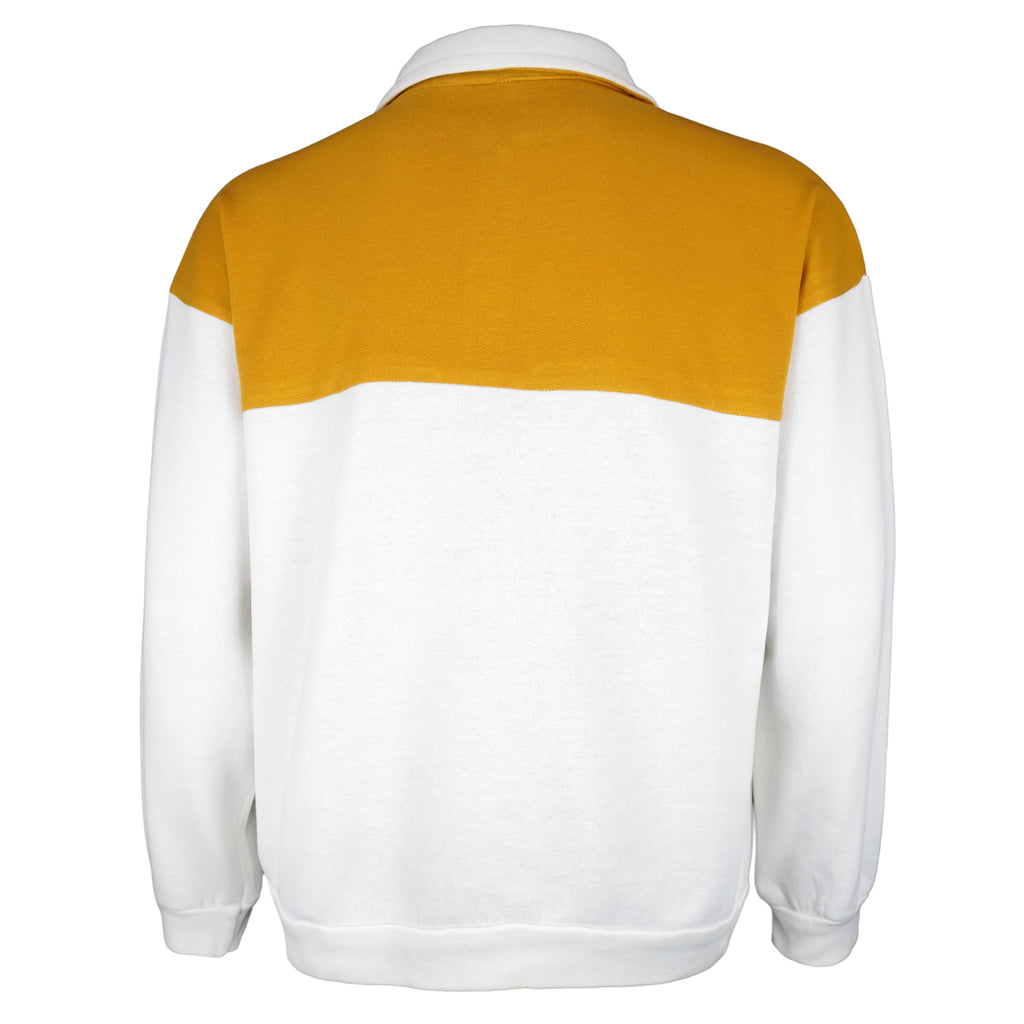Vintage - Venice Yacht Club California 1/4 Zip Sweatshirt 1990s Medium Vintage Retro