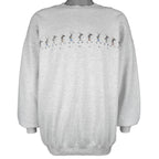 Vintage - Vermont Trekking Mooses Crew Neck Sweatshirt 1990s Large Vintage Retro