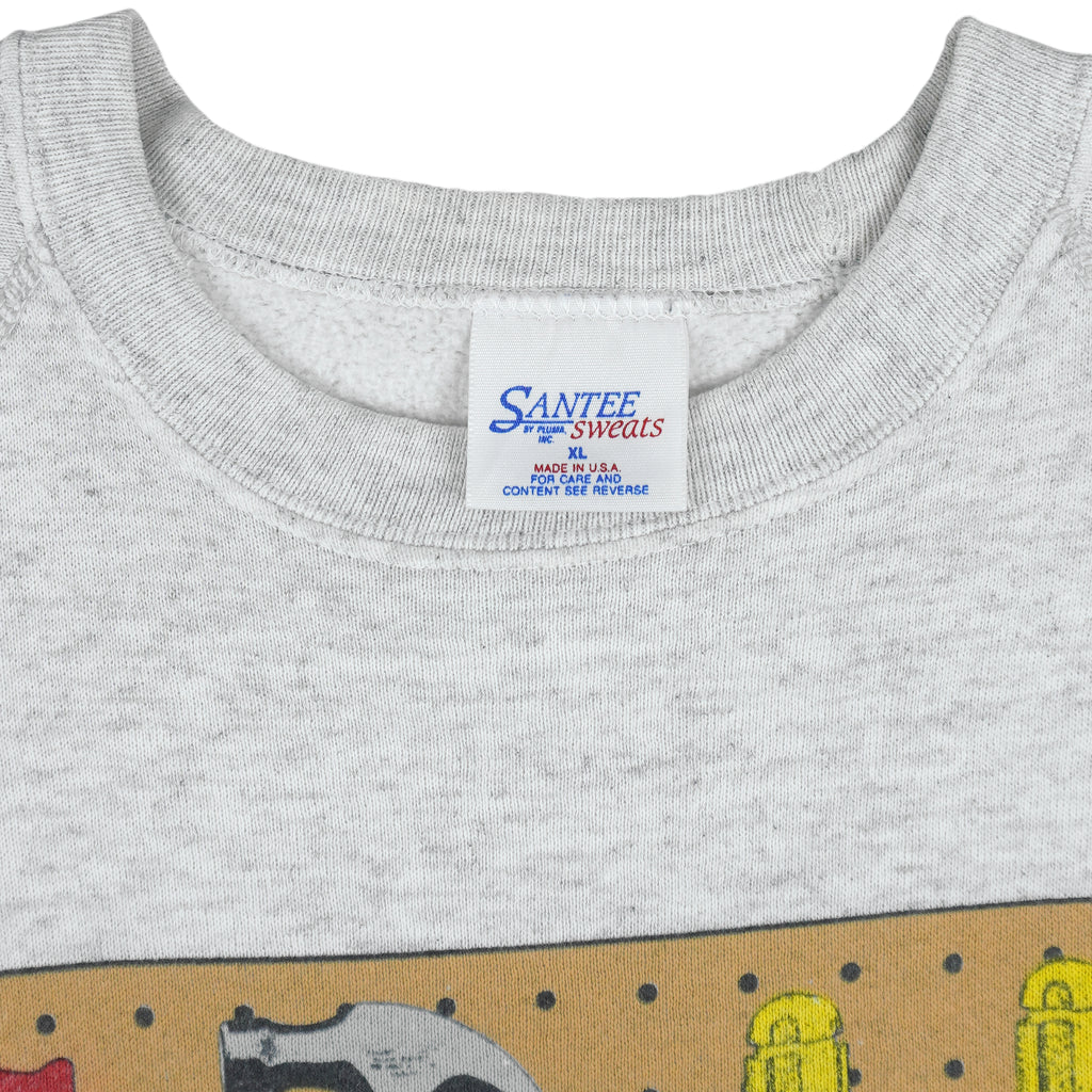 Vintage (Santee) - Home Improvement Crew Neck Sweatshirt 1990s X-Large Vintage Retro