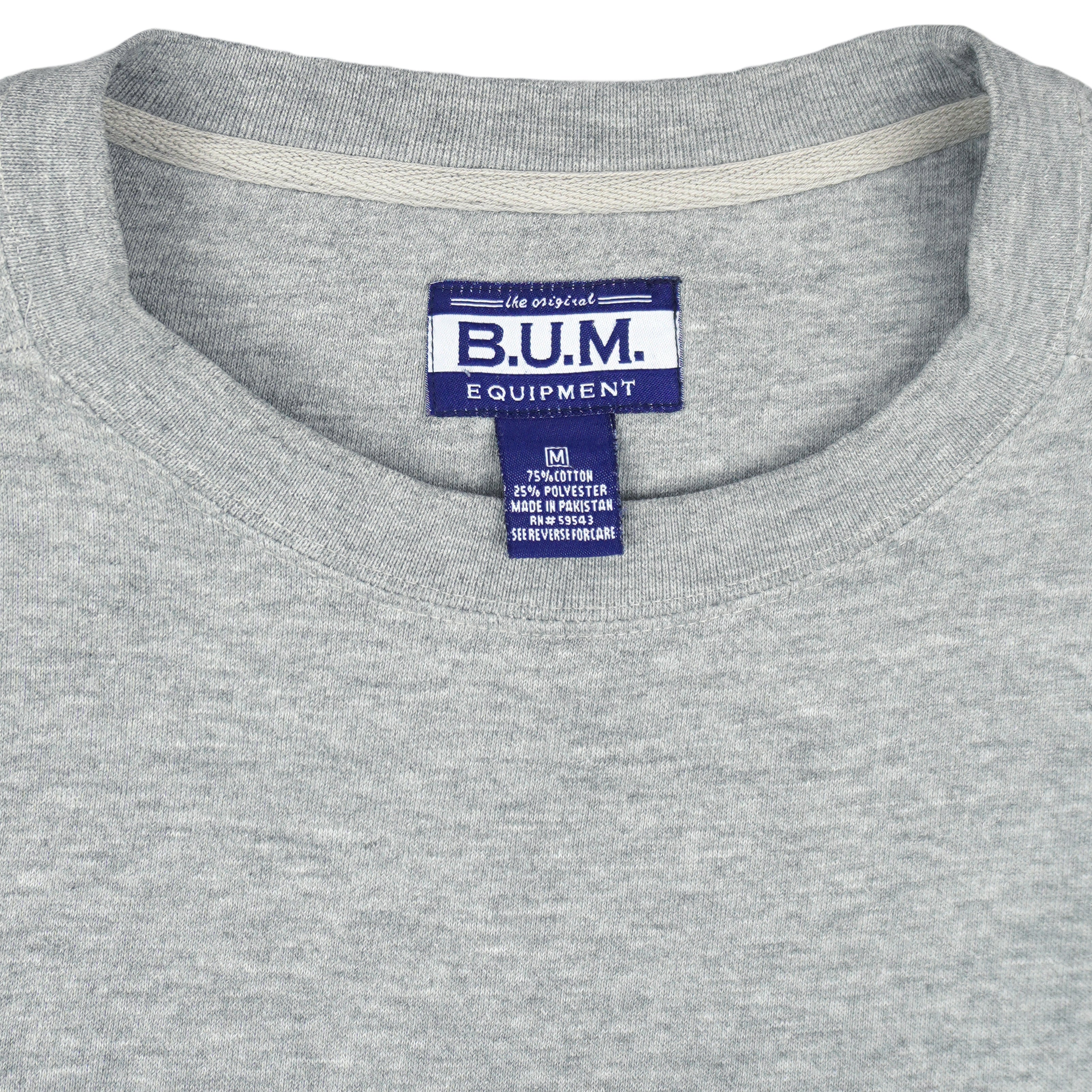 Vintage (BUM) - Authentic BUM Equipment Crew Neck Sweatshirt 1990s Medium Vintage Retro