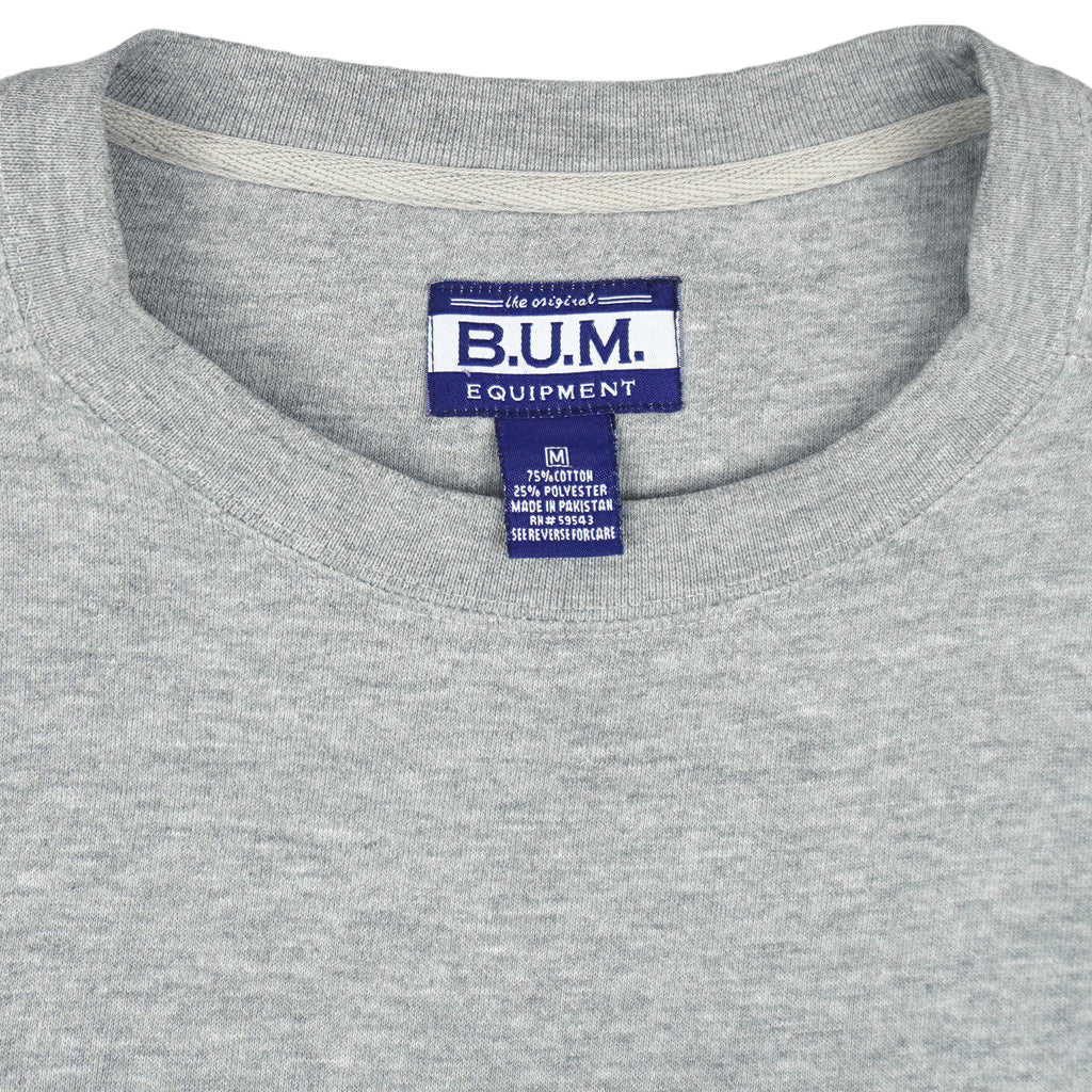 Vintage (BUM) - Authentic BUM Equipment Crew Neck Sweatshirt 1990s Medium Vintage Retro