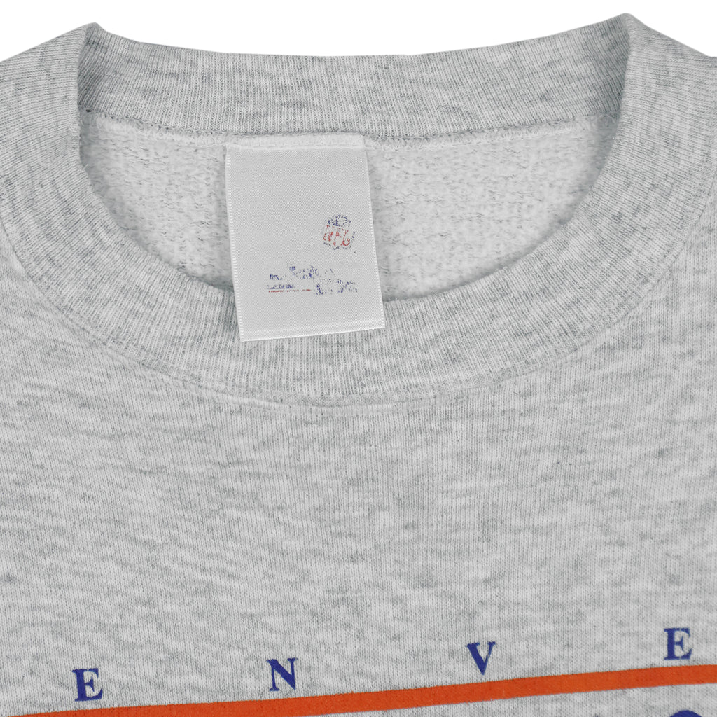 NFL (Chalk Line) - Denver Broncos Crew Neck Sweatshirt 1992 X-Large Vintage Retro Football