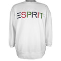 Vintage (ESPRIT) - White Spell-Out Crew Neck Sweatshirt 1990s Large Vintage Retro