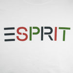 Vintage (ESPRIT) - White Spell-Out Crew Neck Sweatshirt 1990s Large Vintage Retro