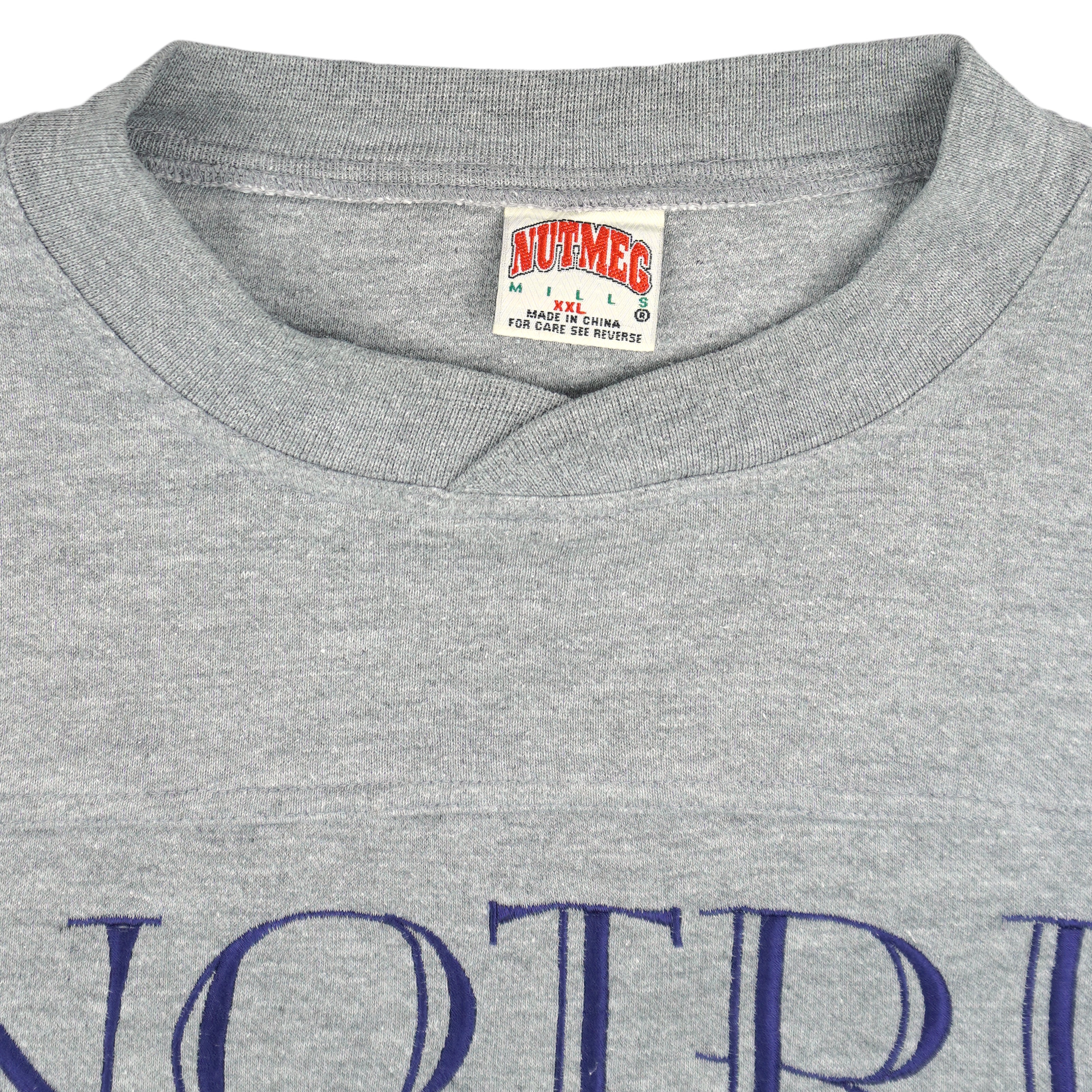 NCAA (Nutmeg) - Grey Notre Dame Fighting Irish Sweatshirt 1990s XX-Large Vintage Retro