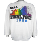 NCAA (Galt Sand) - Final Four Championship Crew Neck Sweatshirt 1989 Medium Vintage Retro Basketball