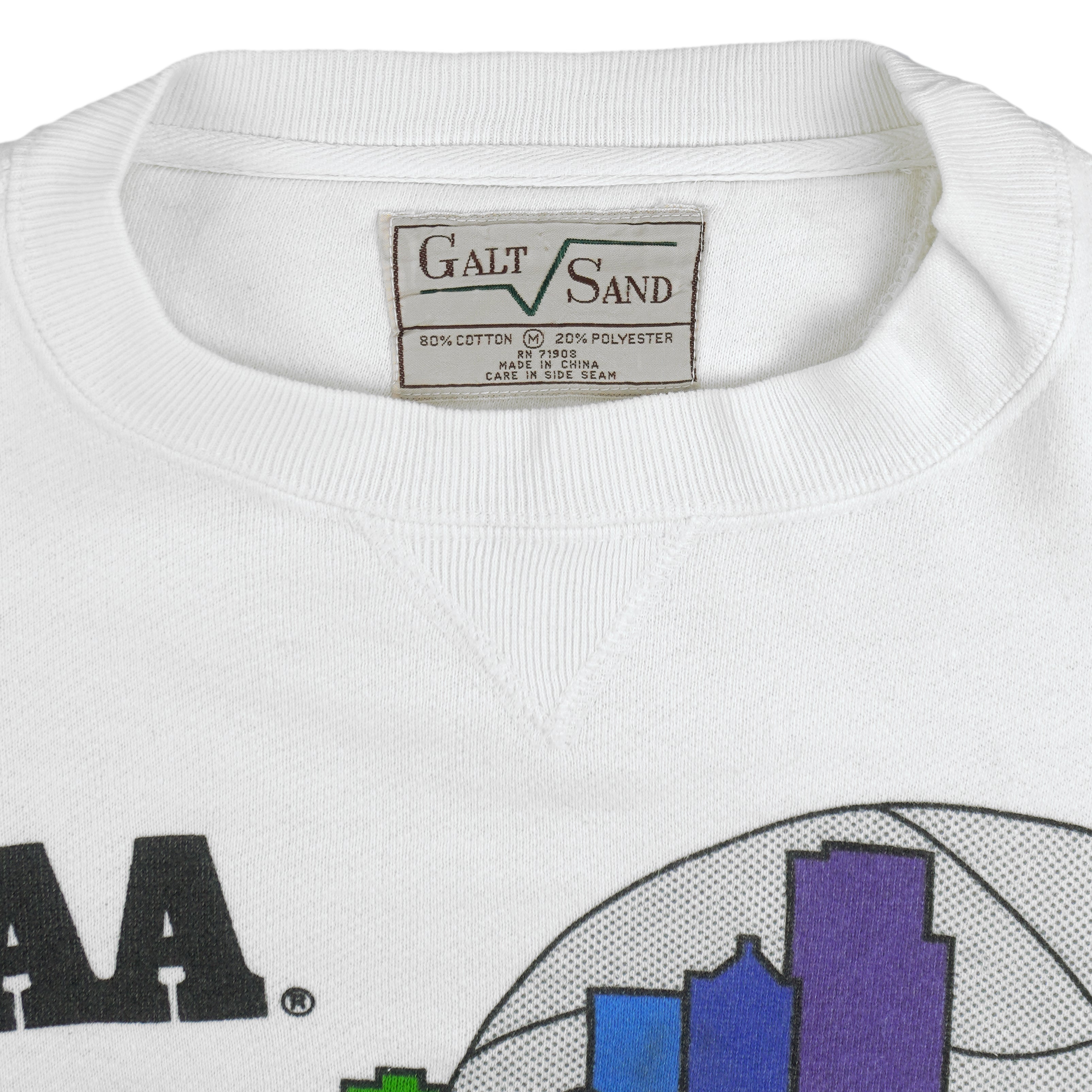 NCAA (Galt Sand) - Final Four Championship Crew Neck Sweatshirt 1989 Medium Vintage Retro Basketball