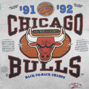 NBA (Long Gone) - Chicago Bulls NBA World Champions T-Shirt 1993 Large Vintage Retro Basketball