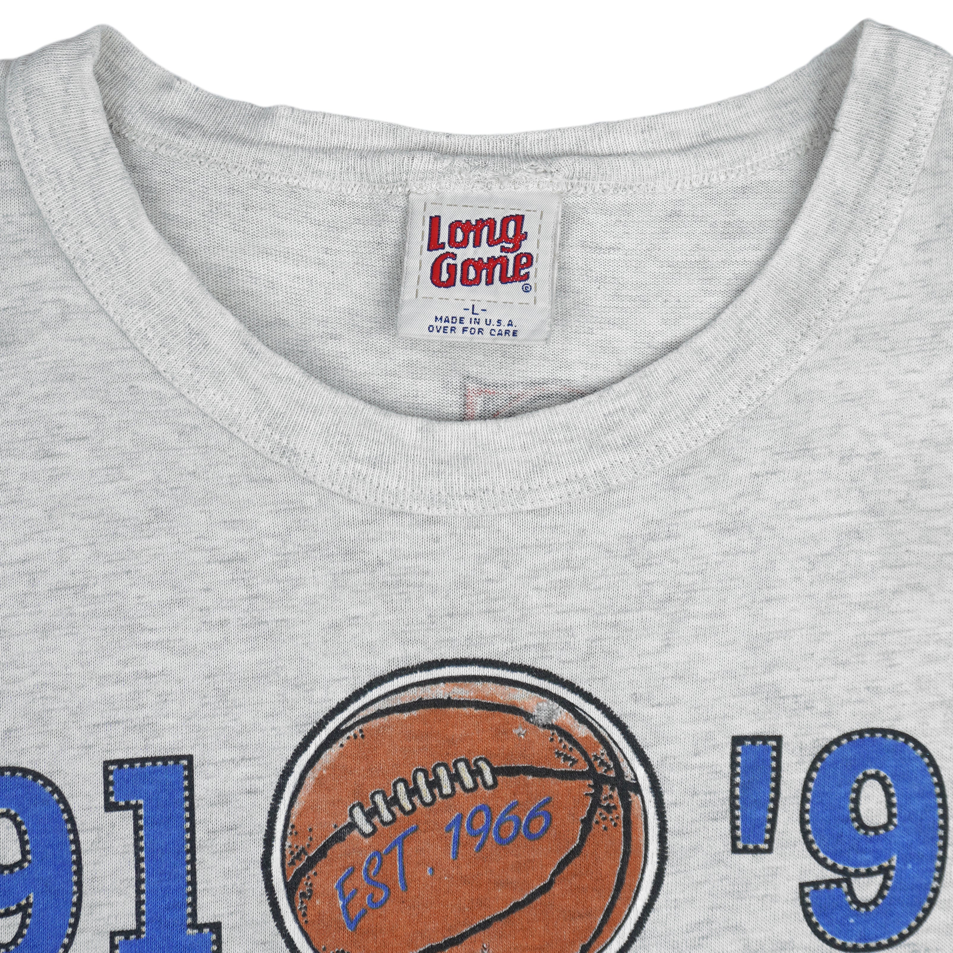 NBA (Long Gone) - Chicago Bulls NBA World Champions T-Shirt 1993 Large Vintage Retro Basketball