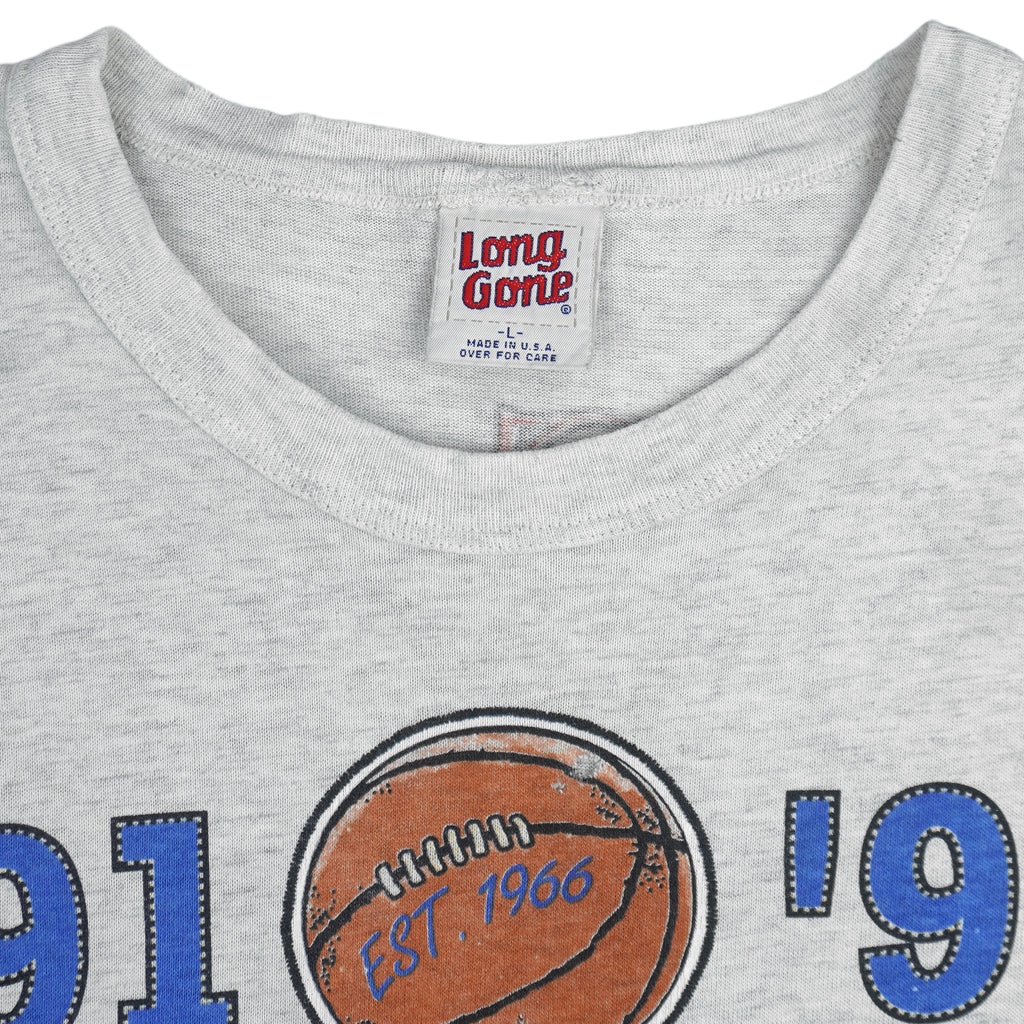 NBA (Long Gone) - Chicago Bulls NBA World Champions T-Shirt 1993 Large Vintage Retro Basketball