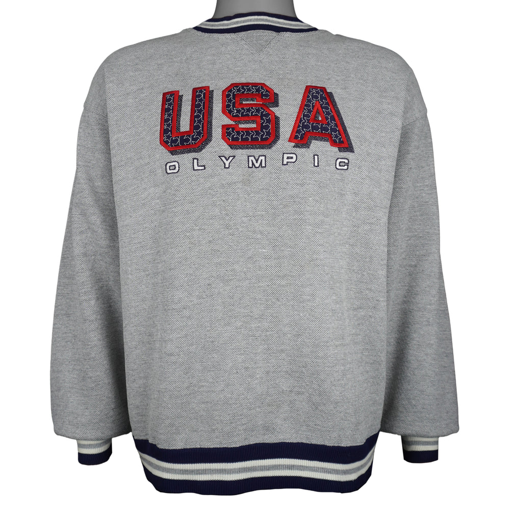 Vintage (JCPenney) - USA Olympic Games Embroidered Sweatshirt 1990s Medium Vintage Retro