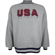 Vintage (JCPenney) - USA Olympic Games Embroidered Sweatshirt 1990s Medium Vintage Retro
