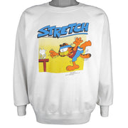 Vintage - Garfield Stretch Crew Neck Sweatshirt 1990s Large Vintage Retro