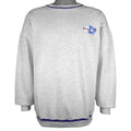 MLB (Wave) - Grey Toronto Blue Jays Crew Neck Sweatshirt 1996 Medium Vintage Retro Baseball