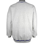 MLB (Wave) - Grey Toronto Blue Jays Crew Neck Sweatshirt 1996 Medium Vintage Retro Baseball