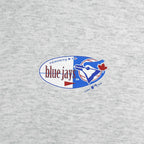 MLB (Wave) - Grey Toronto Blue Jays Crew Neck Sweatshirt 1996 Medium Vintage Retro Baseball