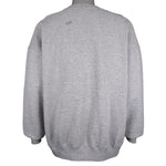 Nike - Grey Big Logo Crew Neck Sweatshirt 1990s Large Vintage Retro