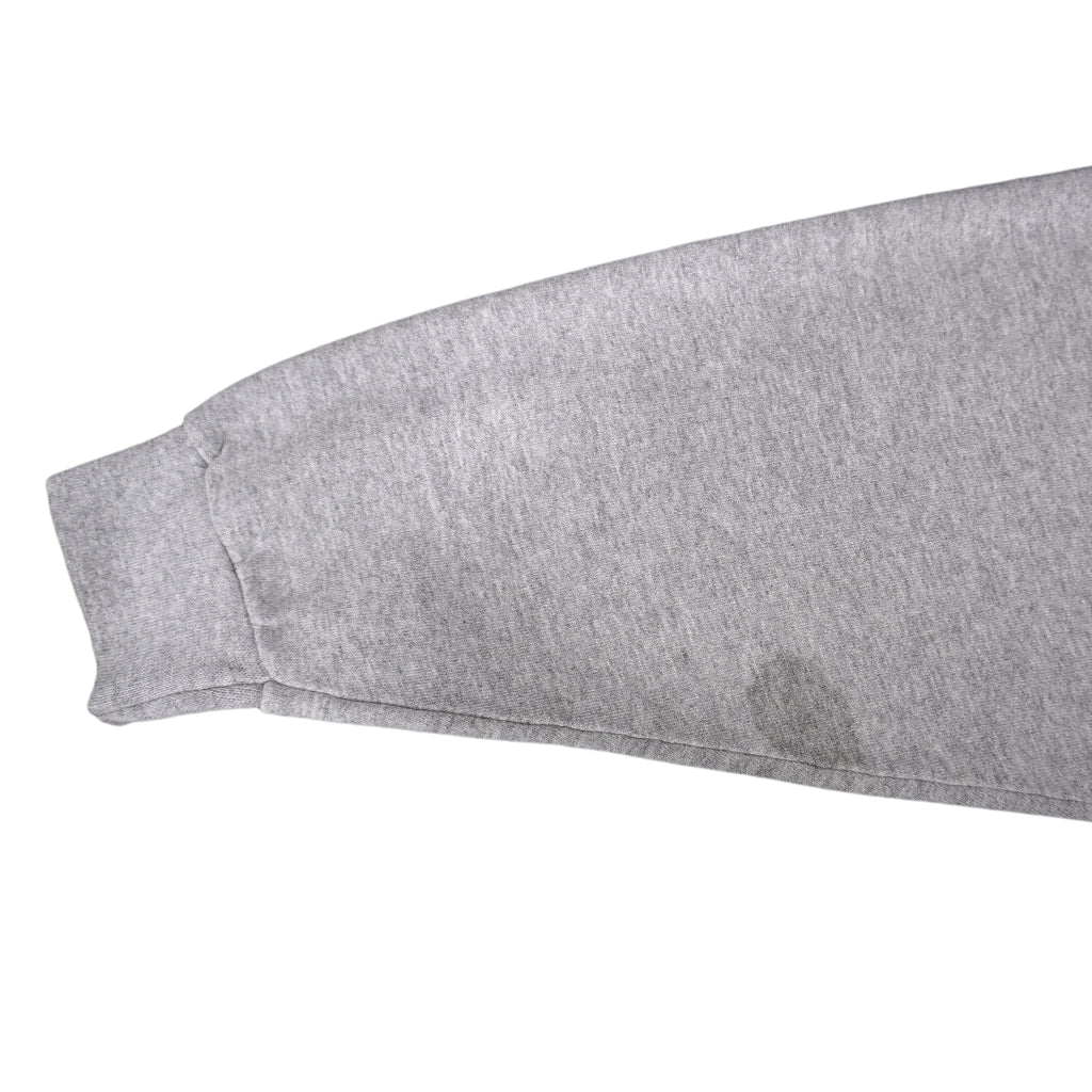 Nike - Grey Big Logo Crew Neck Sweatshirt 1990s Large Vintage Retro