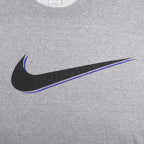 Nike - Grey Big Logo Crew Neck Sweatshirt 1990s Large Vintage Retro