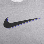 Nike - Grey Big Logo Crew Neck Sweatshirt 1990s Large Vintage Retro
