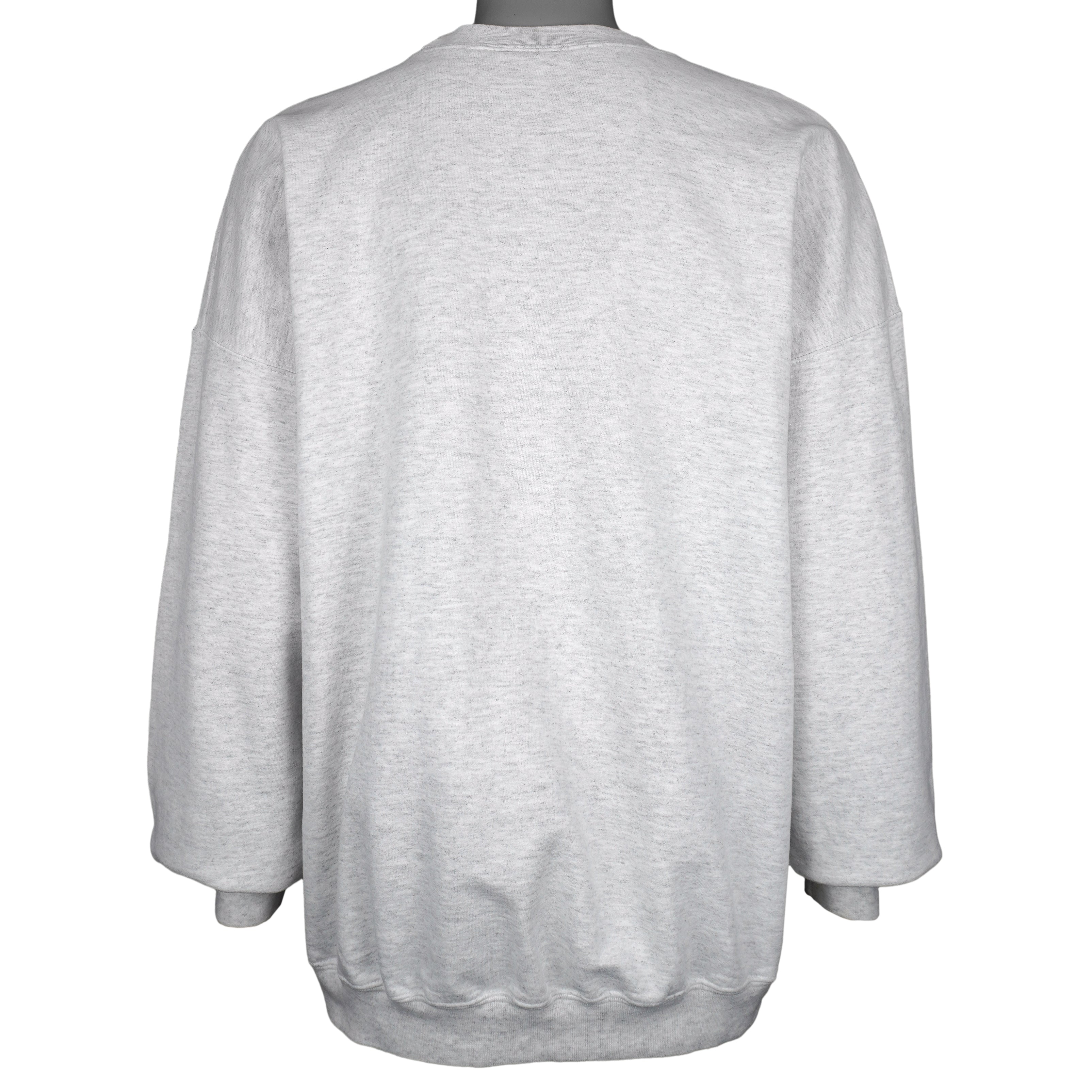 Vintage (Hanes) - Smiley Central Crew Neck Sweatshirt 1990s 4X-Large Vintage Retro