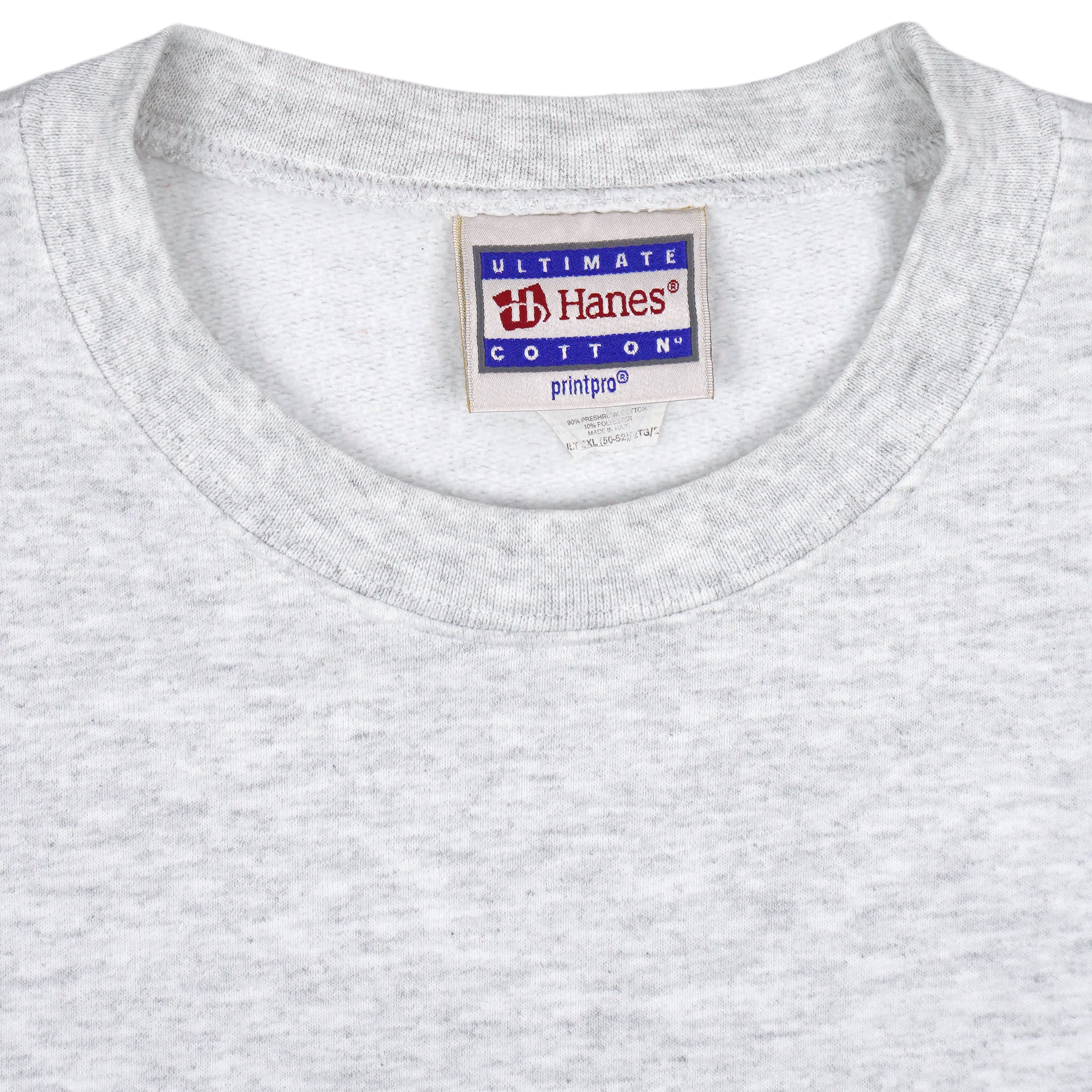 Vintage (Hanes) - Smiley Central Crew Neck Sweatshirt 1990s 4X-Large Vintage Retro