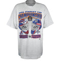 NHL (Pro Player) - Colorado Avalanche VS Florida Panthers Matchups Stanley Cup T-Shirt 1996 X-Large Vintage Retro Hockey