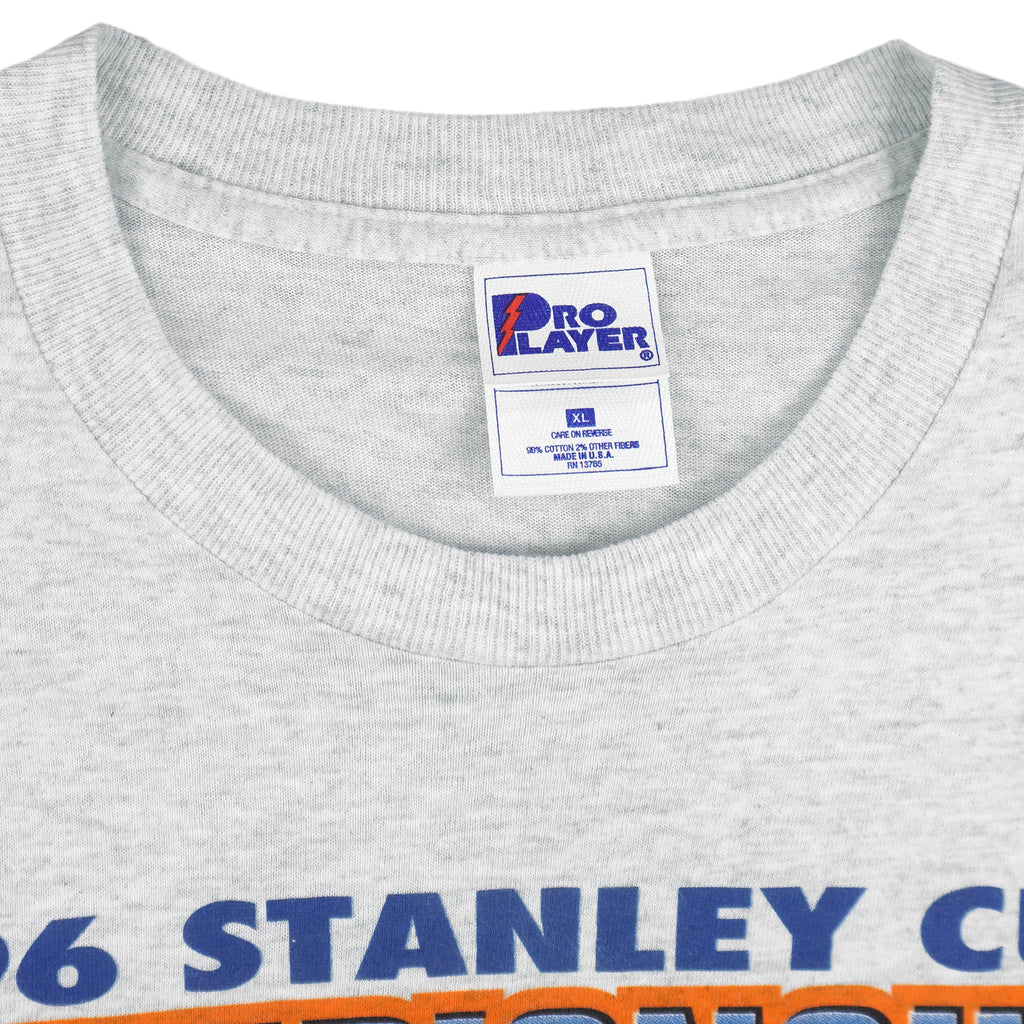 NHL (Pro Player) - Colorado Avalanche VS Florida Panthers Matchups Stanley Cup T-Shirt 1996 X-Large Vintage Retro Hockey