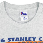 NHL (Pro Player) - Colorado Avalanche VS Florida Panthers Matchups Stanley Cup T-Shirt 1996 X-Large Vintage Retro Hockey