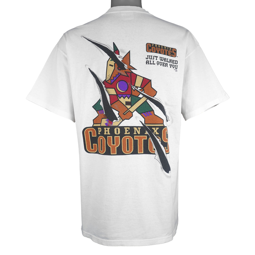 NHL (College Concept) - Phoenix Coyotes Just Walked All Over You T-Shirt 1990s X-Large Vintage Retro Hockey