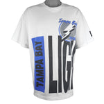 Starter - NHL Tampa Bay Lightning Single Stitch T-Shirt 1993 X-Large Vintage Retro Hockey