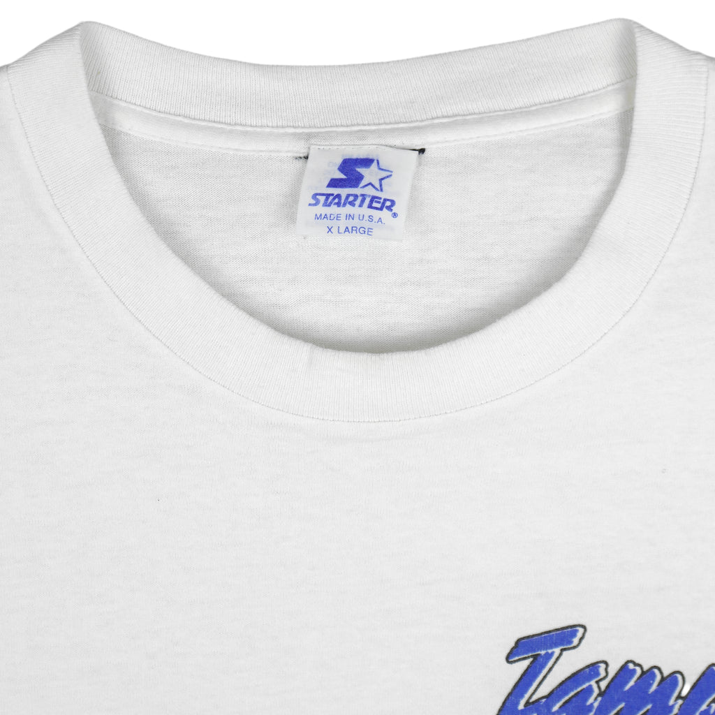 Starter - NHL Tampa Bay Lightning Single Stitch T-Shirt 1993 X-Large Vintage Retro Hockey