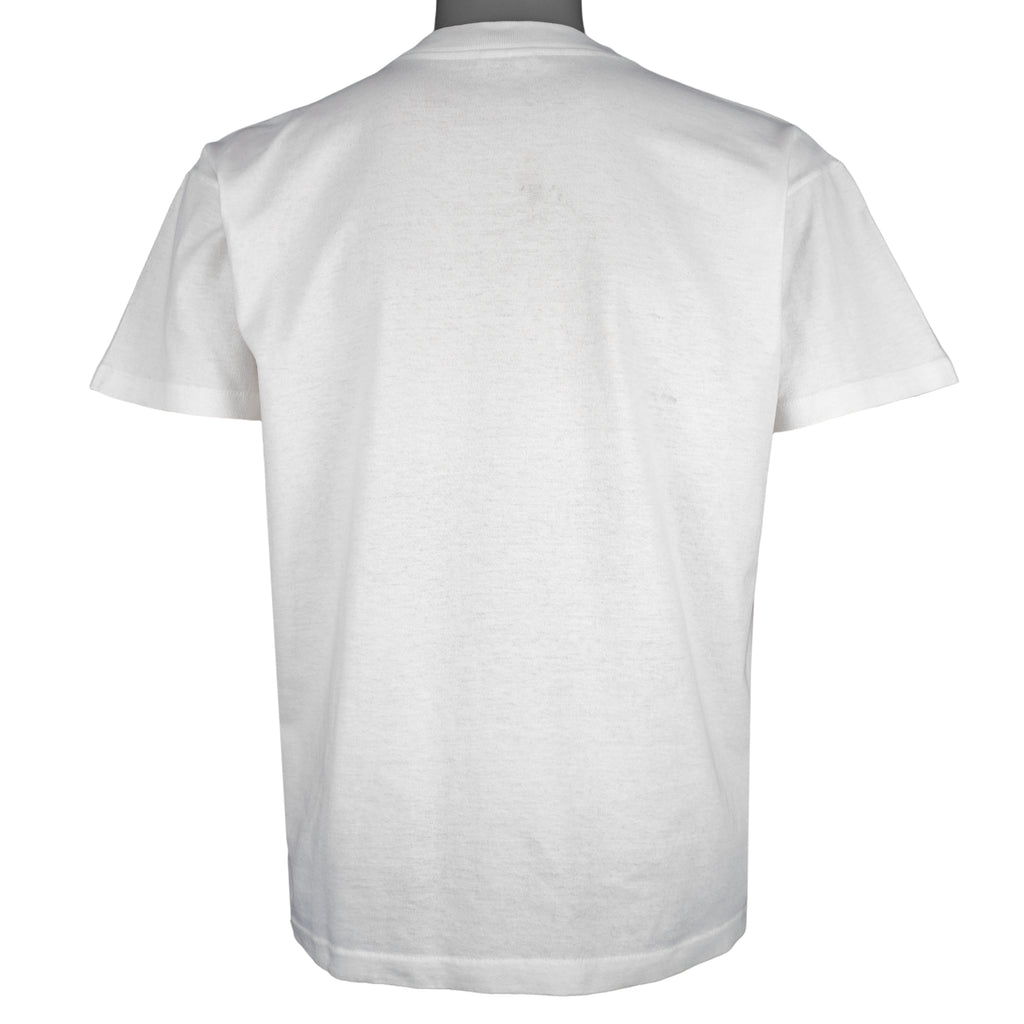 NCAA (Signal) - White The Good, The Bad, The Ugly College Rivalry T-Shirt 1990s Large Vintage Retro