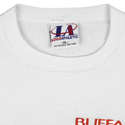 NFL (Logo Athletic) - Buffalo Bills Football Embroidered T-Shirt 1990s X-Large Vintage Retro Football