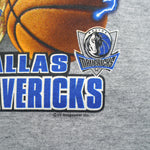 NBA (CSA) - Spurs vs Mavericks Playoffs Tickets T-Shirt 2003 Medium Vintage Retro Basketball